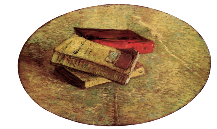 Still Life With Three Books Van Gogh Oil Painting